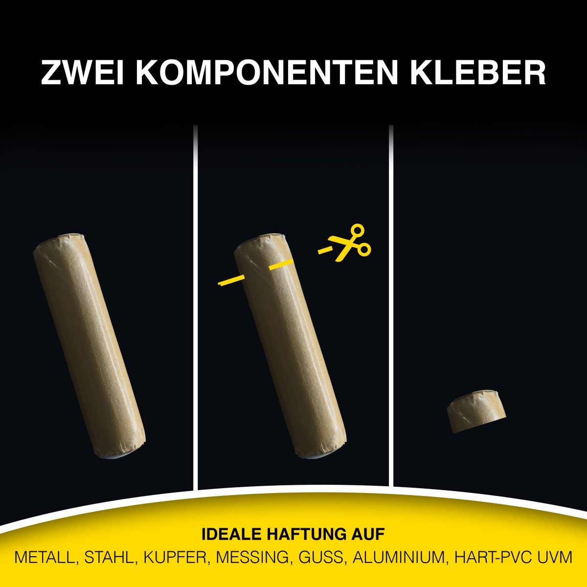 Schwanheimer Industrie - Kitt / 60g - 2 - K Reparaturmasse & Klebstoff - Kitt - KleberKompass