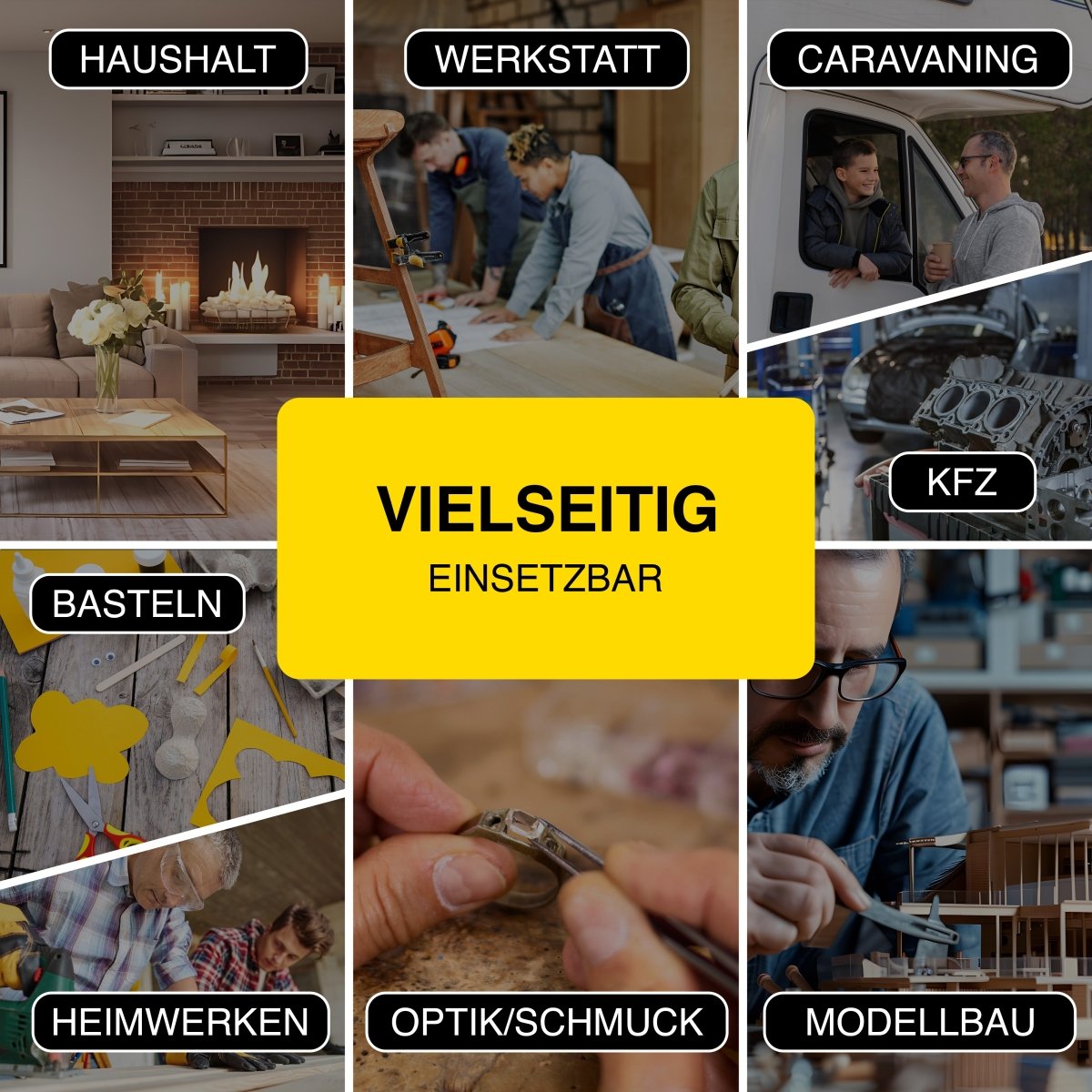 Schwanheimer - Schmuckkleber Profi - Set Schwanheimer - Wasserfest & Lösemittelfrei - extra starker Cyanacrylat Sekundenkleber (mit Löser/Reiniger) für Glas, Metall, Stein, Perlen, Leder uvm. (Niedrigviskos) - KleberKompass